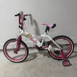 Girls Barbie Bike