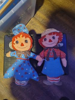 Raggedy Ann And Andy Vintage Dolls