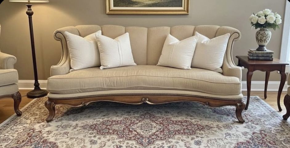 Beautiful Wingback Couch