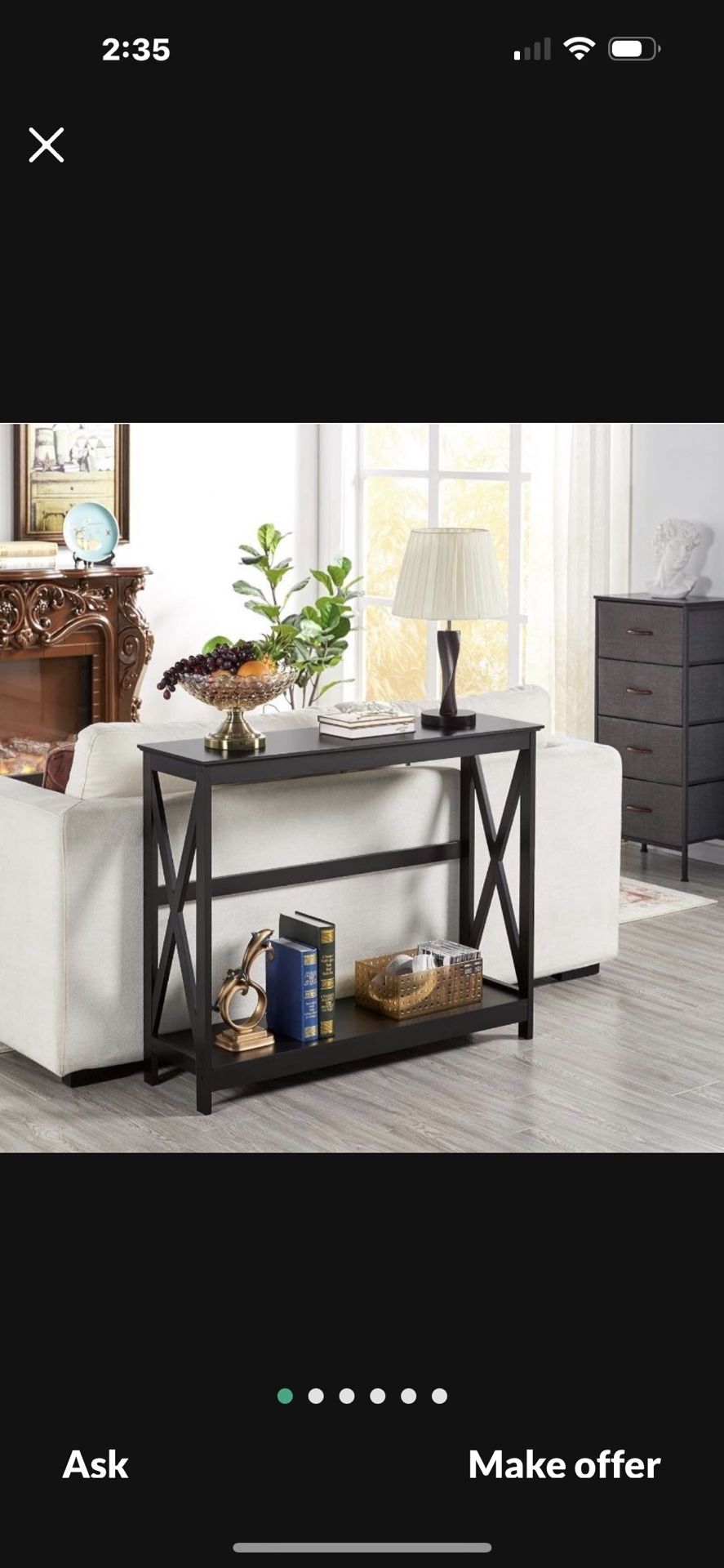 Black Console table 591862
