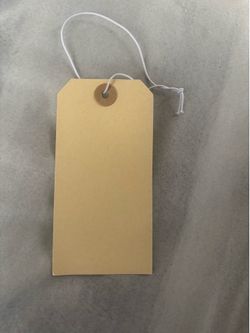Large Box of Kraft Shipping Tags with String