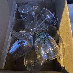 Box of wine glasses