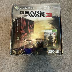 Xbox 360 Gears Of War Edition With Box NOT COMPLETE