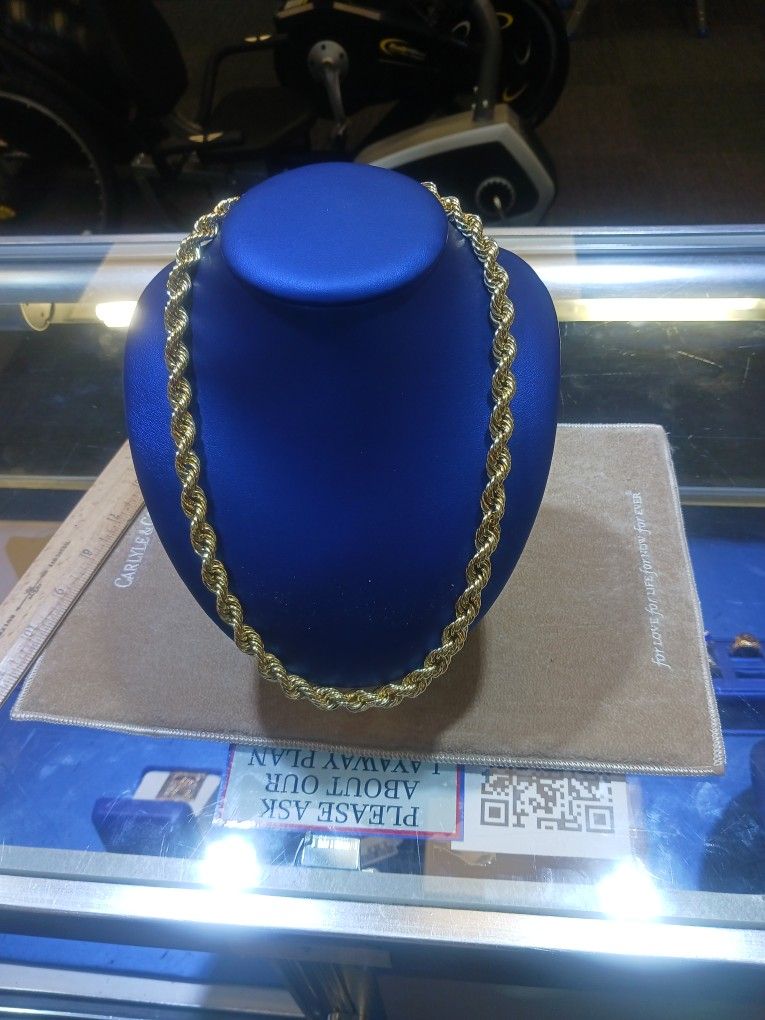 10 K Rope Chain