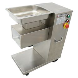 Used Commercial Steak Beef Cutter Meat Slicer Stainless Steel 8mm Blade 500KG/H