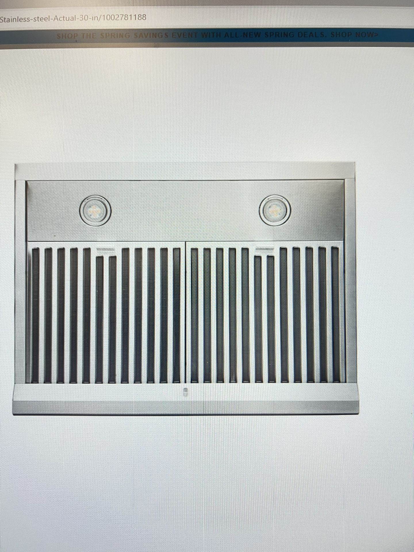 Under Cabinet Mounted Brand New. Induction Fan.
