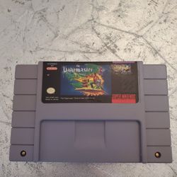 The Pagemaster Super Nintendo SNES video game system
