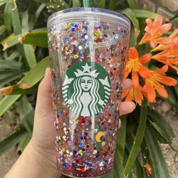 Mickey Mouse, Mickey Magic, Disneyland, Disney world Starbucks Snow Globe Cup