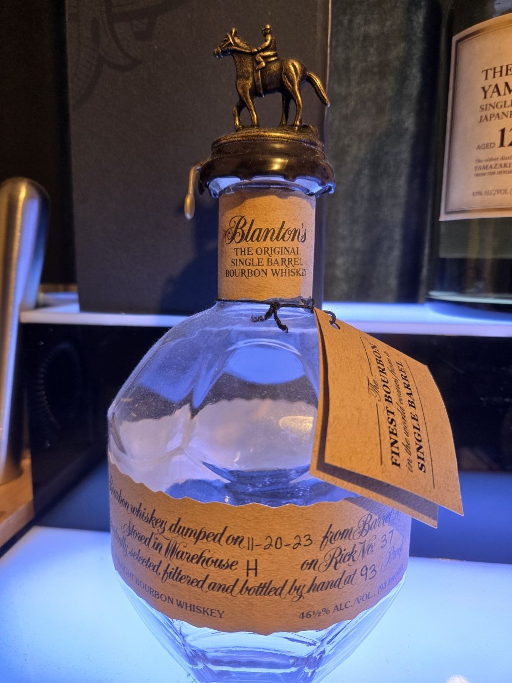 Whiskey empty Bottles