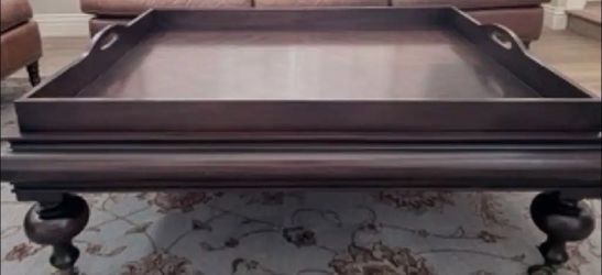 Brown Wood Coffee Table