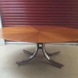MCM Stow Davis Starburst Oval Dinning Table 