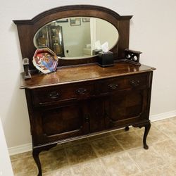 Antique Dresser Cabinet 