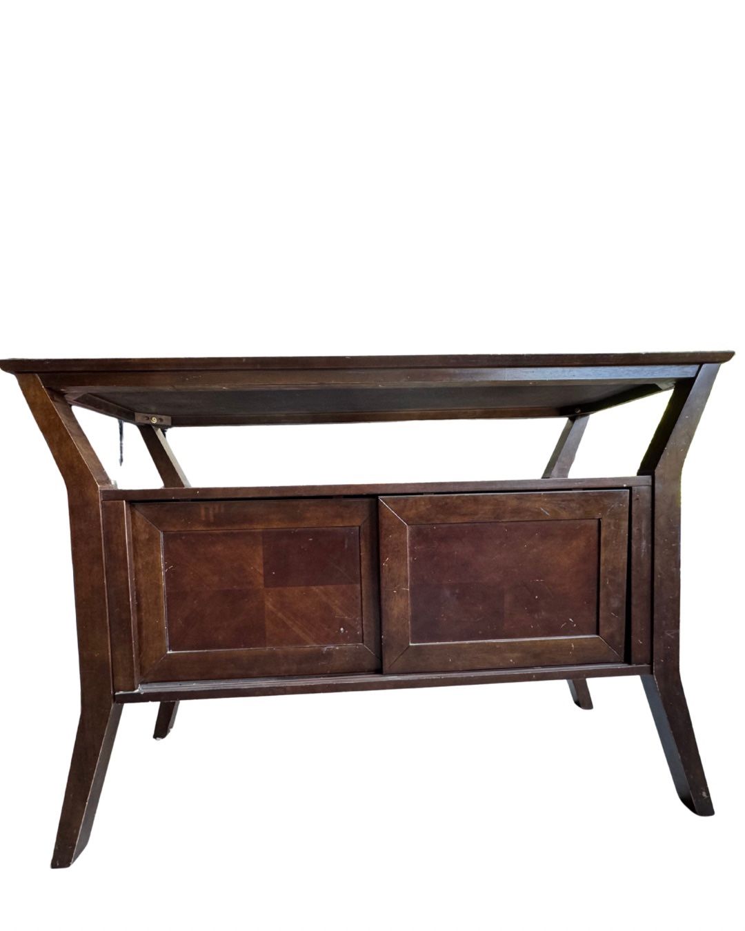 Solid Wood & Stone Inlay Console Table – Great DIY or Refinish Project – $80 (Firm)  