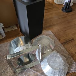 Chimney- 6" All fuel 24" ceiling support box with attic insulation shield and storm collar