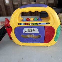 Crayola Cassette Player