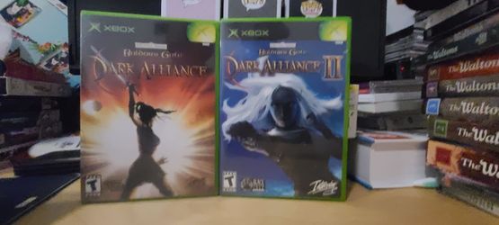 Xbox game boldurs gate dark alliance 1&2