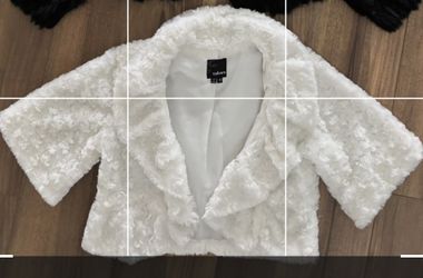 Cream Colored Crop Jacket 