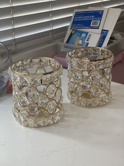 Diamond Candle Holders