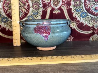 Vintage Chinese Glazed Ceramic Bowl