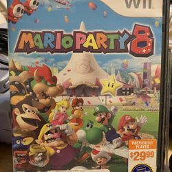 Mario Party 8 Wii Game Slightly Scratched 