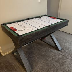 Air hockey, Pool, Ping Pong, Foosball.