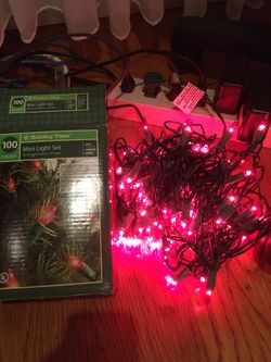 LED Mini Light Bulbs Set Holiday Time (100,60)