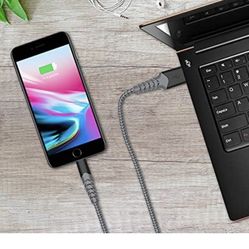 Wingstime iPhone Charger，Lightning Cable Apple MFi Certified 5Pack Nylon Braided Fast Charging Compatible with iPhone 11 Pro Max X XS R XS Max Plus 7