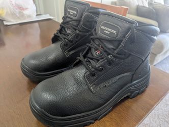 Skechers Men's Steel Toe Memory Foam Air Cooled Size 10 Wide Fit