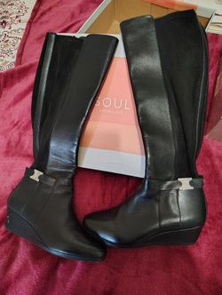 Women's Black Soul Naturalizer Boots Size 8M