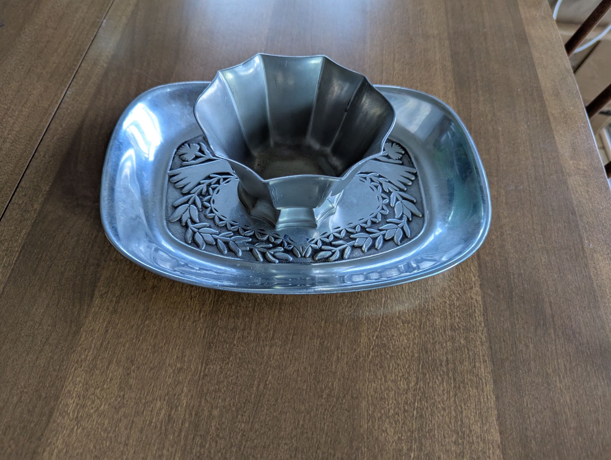 Vintage Metal Serving Set