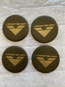 Vorsteiner carbon Fiber Logo Caps