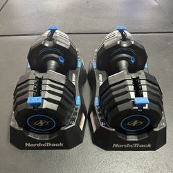 NordicTrack 55 LB Speed Weight Adjustable Dumbbells