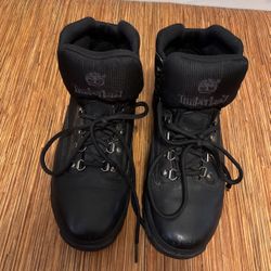 Timberland; Black; Boots 