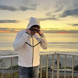 White Nike Tech Jacket 