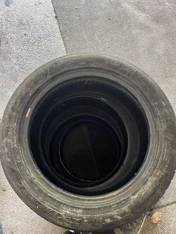 Spare Tire And Regular Tires