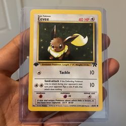 1st Edition Evee Pokémon Card