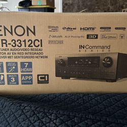 Denon AVR-3312CI 7.2 Channel 125 Watt Integrated Network A/V Receiver - Black