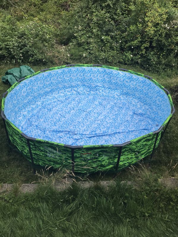Bestway 14' x 48" Camo Steel Pro MAX Frame Above Ground Swimming Pool Set for Sale in Lake
