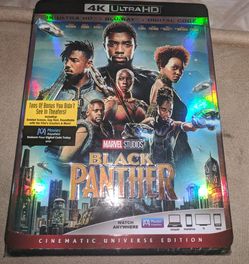 Black Panther 4k Blu-Ray & Digital HD