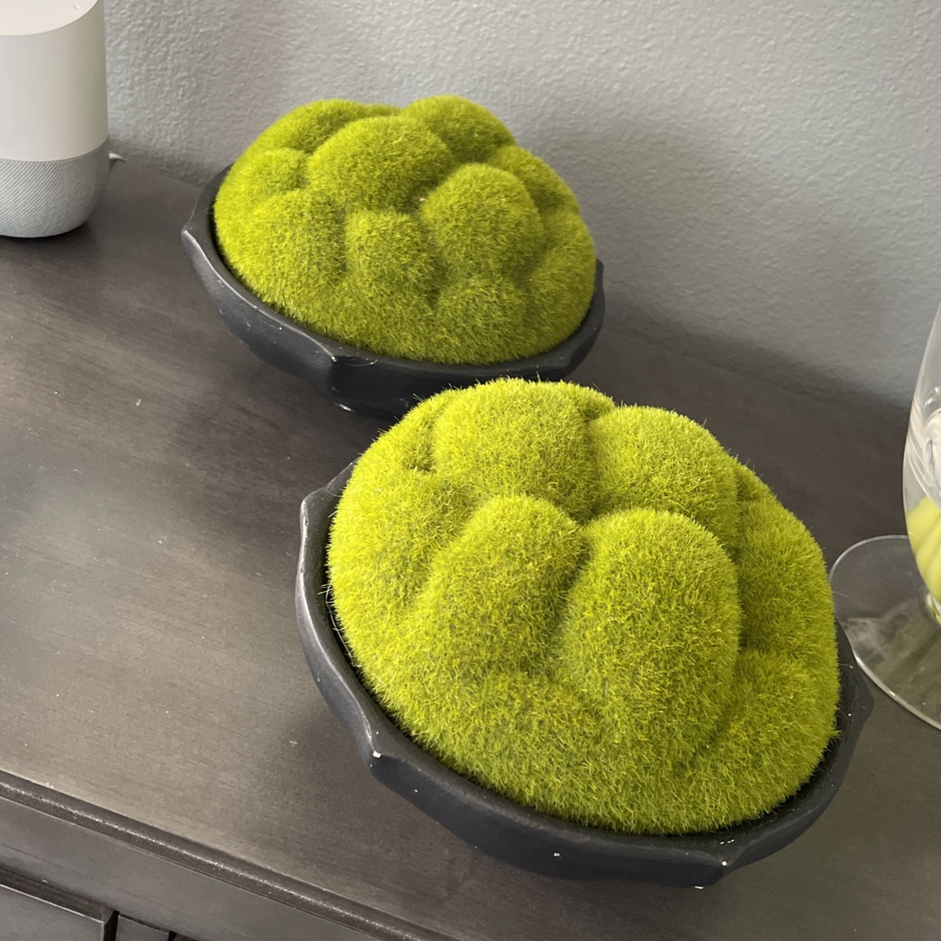 Dining Table Green Moss Vase