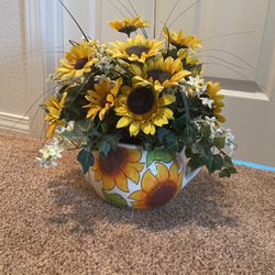 Sunflower Vase/flowers