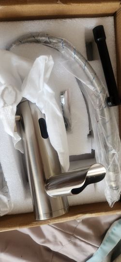Touch Less Electronic Automatic Sensor Bathroom Faucet Brand New 80 Obo