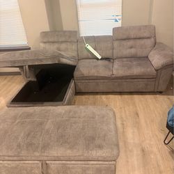 Couch & ottoman