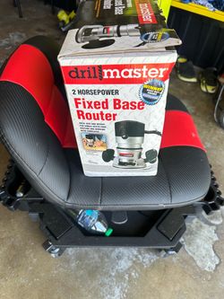 Drill master 2 hp fixed base router brand new never used