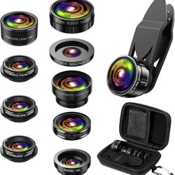 📸 New 9-in-1 Phone Camera Lens Kit – Zoom, Wide Angle, Macro & Special Effects