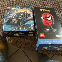 Both Spider man And Batman Lego Set 
