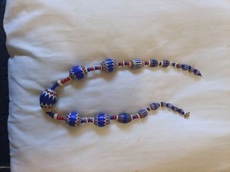 Chevron bead necklace