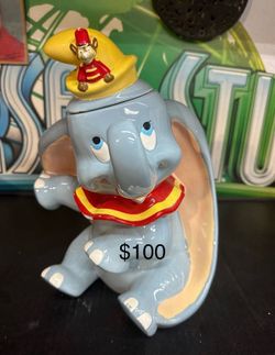Disney Vintage 1990 Cookie Jar Displays