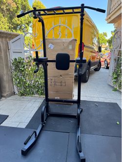 Exercise pull-up ab tower home gym equipment