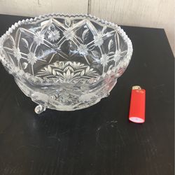 Stunning Antique Glass Bowl